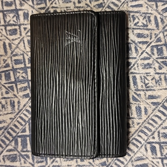 Louis Vuitton Accessories - Louis Vuitton Black Epi Key Holder Date Code # CA0929 Great Condition